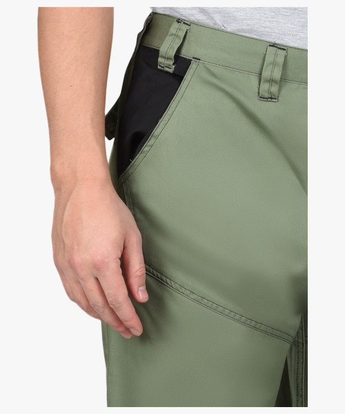 Брюки СИРИУС-ЦИТРИН светло-оливковый с черным