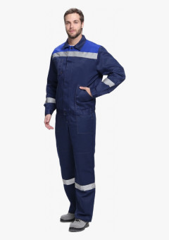 Костюм Лигор-2 СОП CH (тк.Смесовая,210) п/к, т.синий/васильковый