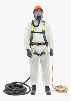 Противогаз шланговый бесприводный ПШ-1-155 с маской ШМП -1