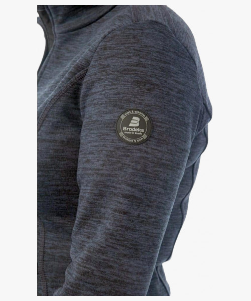 Толстовка флисовая женская Brodeks KS244 cation, цвет серый