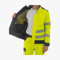 Куртка сигнальная Brodeks KS225, цвет жёлтый, чёрный