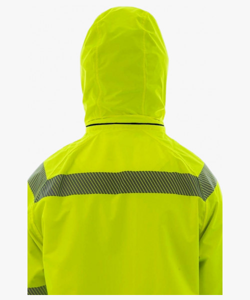 Куртка-парка сигнальная летняя Brodeks KS223, цвет жёлтый