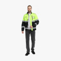 Куртка-трансформер сигнальная ProfLineSpecialist (тк.Смесовая МВО,240), желтый/черный