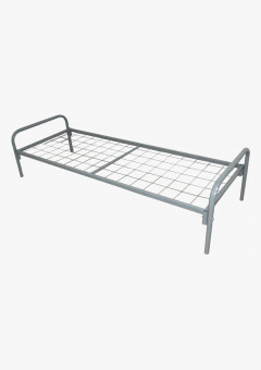 Кровать металлическая односпальная С-С1 (К-1.700СП 100х100 эконом)