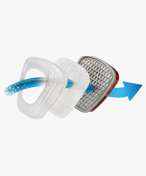 Фильтр противоаэрозольный RESPIK® R11 P1 R (2 шт)