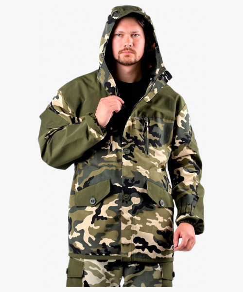 Костюм мужской Горка-Тактик д/сезонный (тк.Рип-стоп,220), КМФ Мультикам/хаки