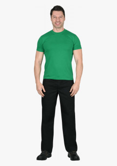 Футболка зелёная (яркая) 160г/м2 (ЧЗ)