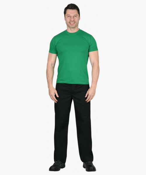 Футболка зелёная (яркая) 160г/м2 (ЧЗ)