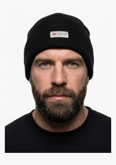 Шапка утепленная ProfLineSpecialist (Акрил), черный
