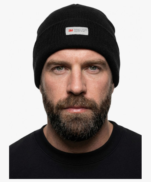 Шапка утепленная ProfLineSpecialist (Акрил), черный