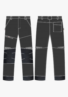 Брюки ProfLineSpecialist (тк.Смесовая,240), черный