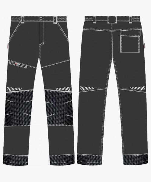 Брюки ProfLineSpecialist (тк.Смесовая,240), черный