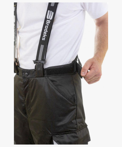 Брюки зимние мужские Brodeks KW304, цвет чёрный