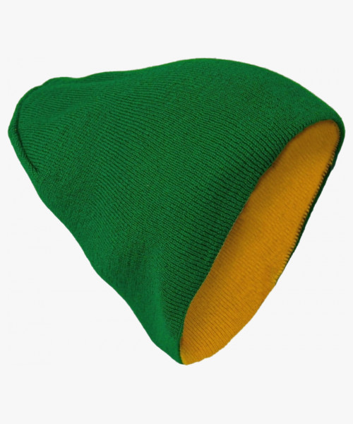 Шапка Brodeks Light Bicolor, цвет зёленый, жёлтый