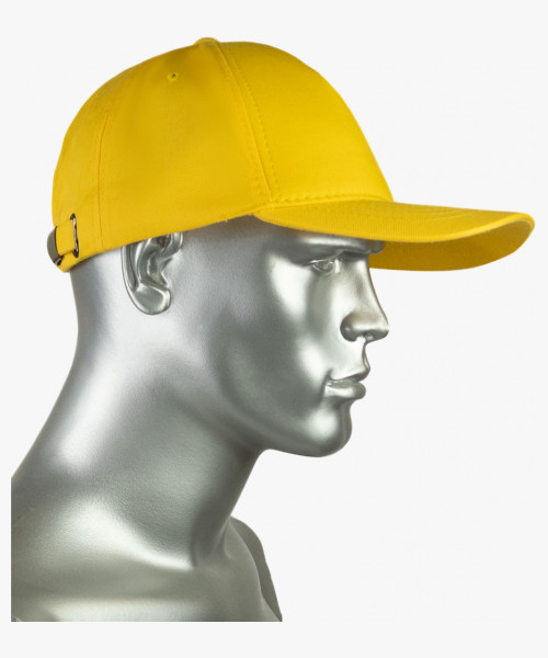 Кепка-бейсболка желтая пл.190 гр/м2 (пакет по 25 шт.,в упаковке 200 шт.)