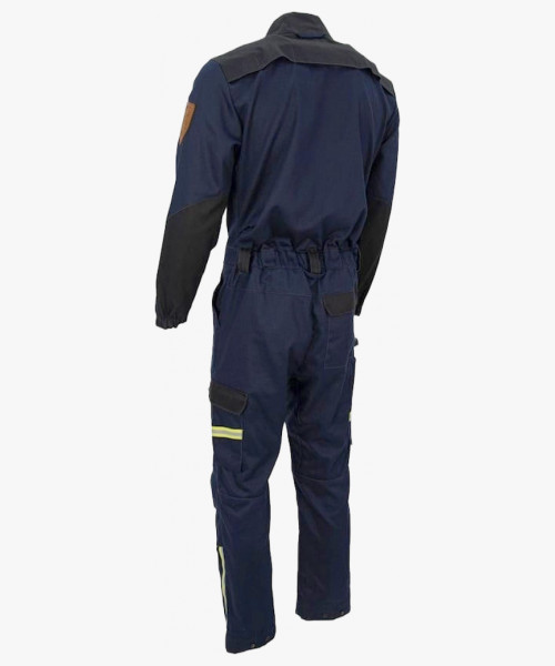 Комбинезон сварщика 1 класса Brodeks FS58-01, цвет тёмно-синий, чёрный
