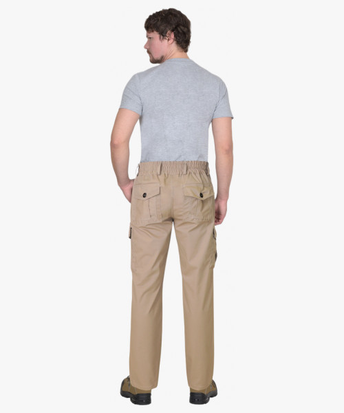 Брюки СИРИУС-ТАКТИК песочные тк.механический стрейч с ВО