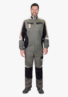 Куртка СИРИУС-КАСПИЙ оливковый с черным и песочным, СОП