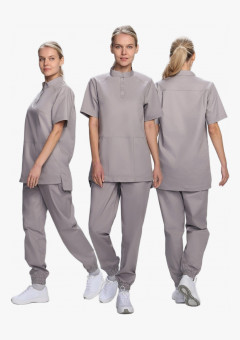 Костюм женский MedLine® Ева (тк.Смесовая,145), св.серый