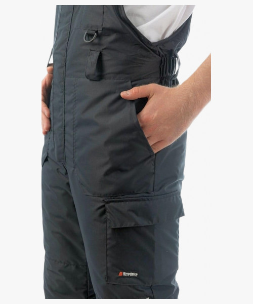 Полукомбинезон зимний Brodeks KW413, цвет чёрный