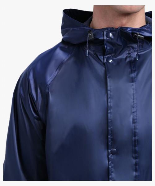 Плащ влагозащитный ProfLineLeader (ПВХ,240), т.синий