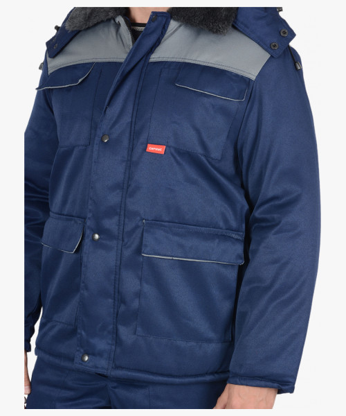 Куртка СИРИУС-ПРОФЕССИОНАЛ синяя с серым