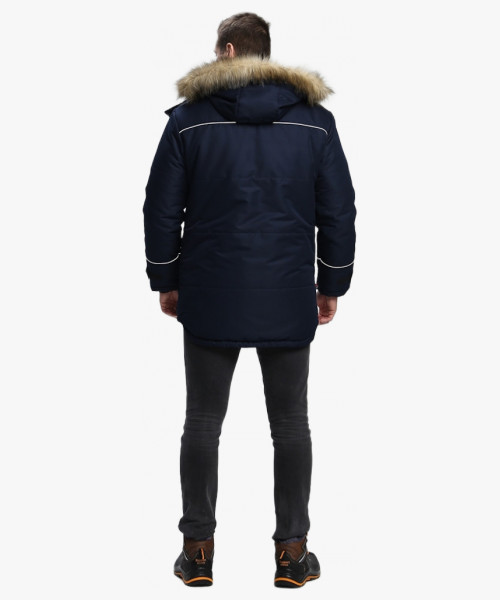 Куртка зимняя Аляска-Люкс (тк.Cat’s eye), т.синий