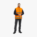 Жилет утепленный сигнальный Ярксион СОП (тк.OxLine,90), оранжевый