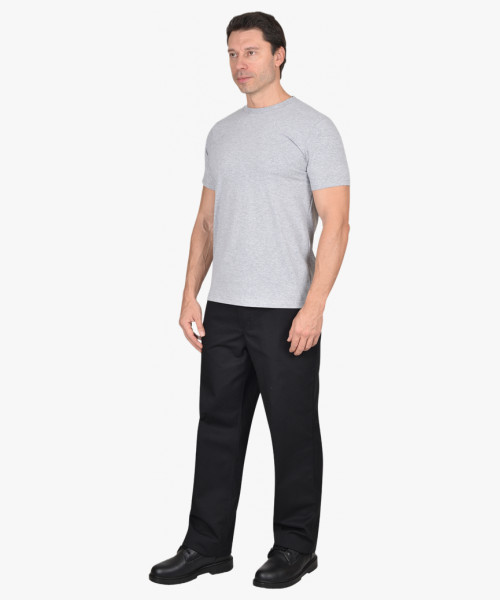 Футболка меланж серый СИРИУС-СТАНДАРТ 160г/м2 в уп.100 шт. за шт.