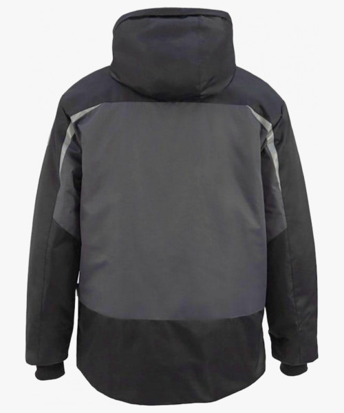 Куртка зимняя рабочая Brodeks KW 231, цвет серый, чёрный