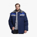 Куртка зимняя для бригадира NEW (тк.Смесовая,210), т.синий/васильковый