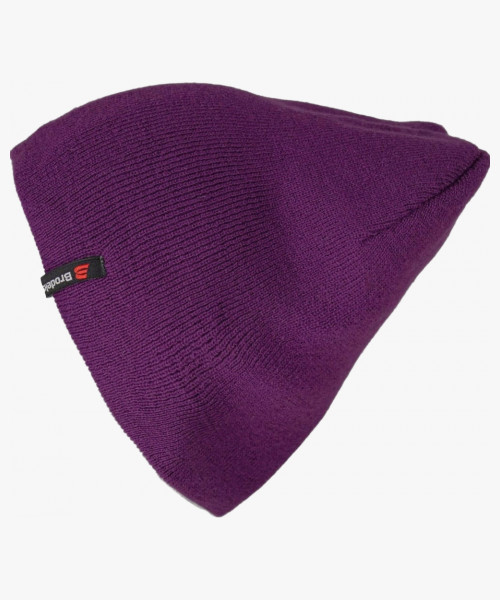 Шапка Brodeks Light Bicolor, цвет фиолетовый, серый