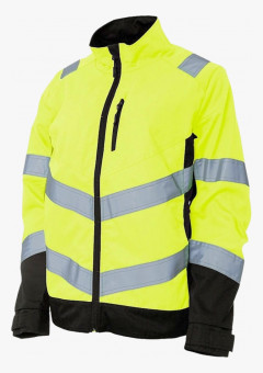 Куртка сигнальная женская Brodeks KS229, цвет жёлтый, чёрный