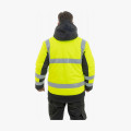 Куртка сигнальная зимняя Brodeks KW216, цвет жёлтый, чёрный