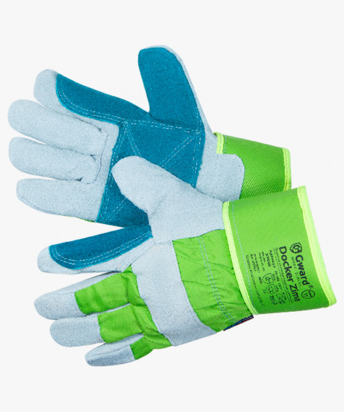 Docker Zima Перчатки утепленные комбинированные из спилка c усиленной ладонью