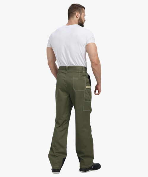 Костюм Вектрон-1 (тк.Смесовая МВО,240) брюки, хаки/черный/бежевый