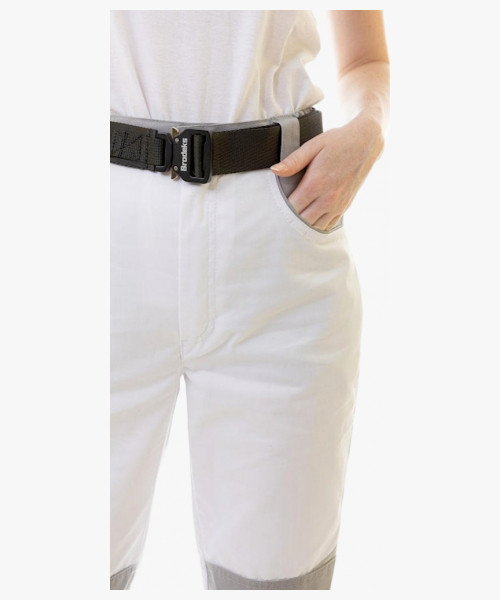 Брюки рабочие женские Brodeks KS328, цвет белый, серый