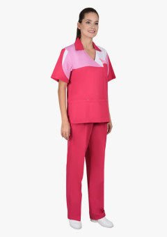 Костюм СИРИУС-ЛОТОС женский сливовый с тепло-розовым