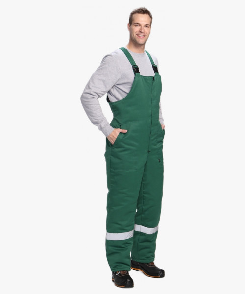 Полукомбинезон зимний Экспертный-Люкс (Смесовая, 210), зеленый