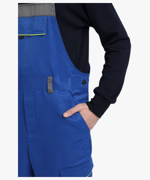 Костюм Практичный-2 СОП CH (тк.Смесовая,210) п/к, васильковый/серый