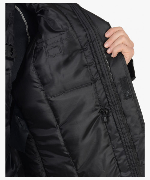 Костюм СИРИУС-БЕЗОПАСНОСТЬ куртка, п/к черный