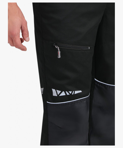 Костюм мужской летний ProfLineSpecialist-2 (тк.Смесовая,240) полукомбинезон, красный/черный