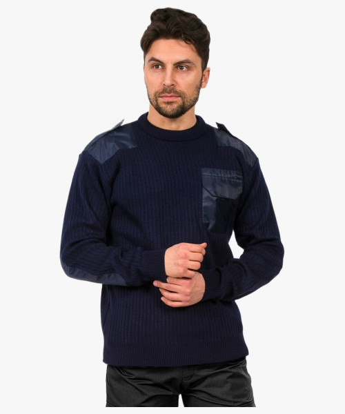 Свитер (джемпер) форменный усиленный, т.синий