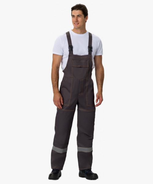 Костюм лесоруба Волат-Урбан СОП (тк.Нортон,262) п/к, серый/черный/оранжевый