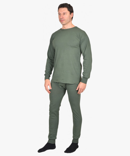 Бельё нательное трикотажное (лето), оливковые тона, 100% х/б,  Россия, ГОСТ