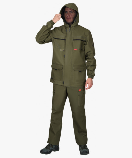 Куртка-штормовка СИРИУС-ГЕО (п-но палаточн.) Хаки