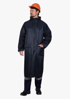 Плащ влагозащитный SIRIUS Профи (225 гр/м2) синий