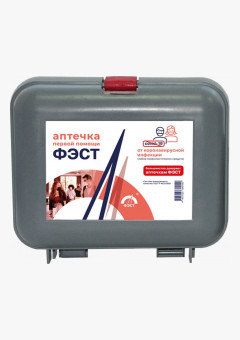 Аптечка ФЭСТ от коронавирусной инфекции (инд.) футляр из полистирола (1937)