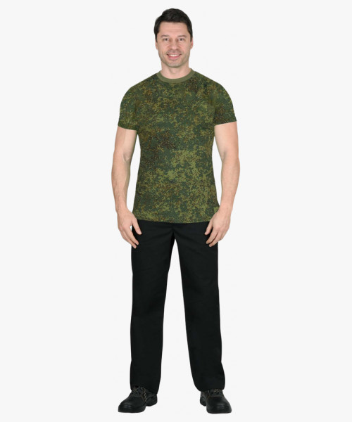 Футболка КМФ Цифра зелёная 160г/м2