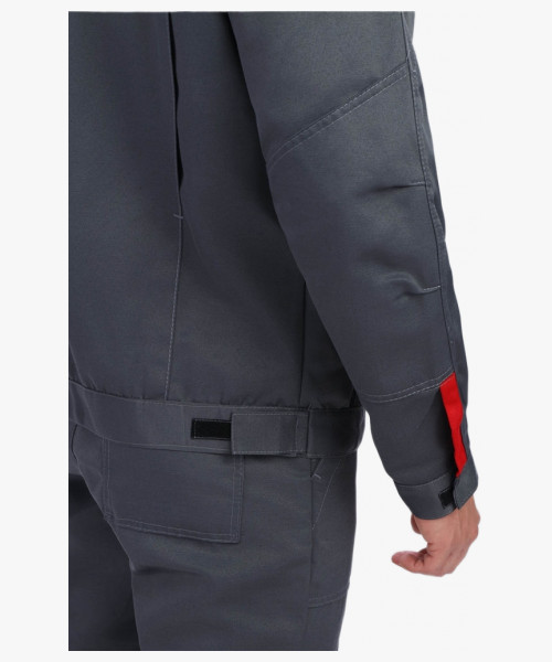 Костюм Флофт-2 СОП (тк.Смесовая,210) п/к, т.серый/серый